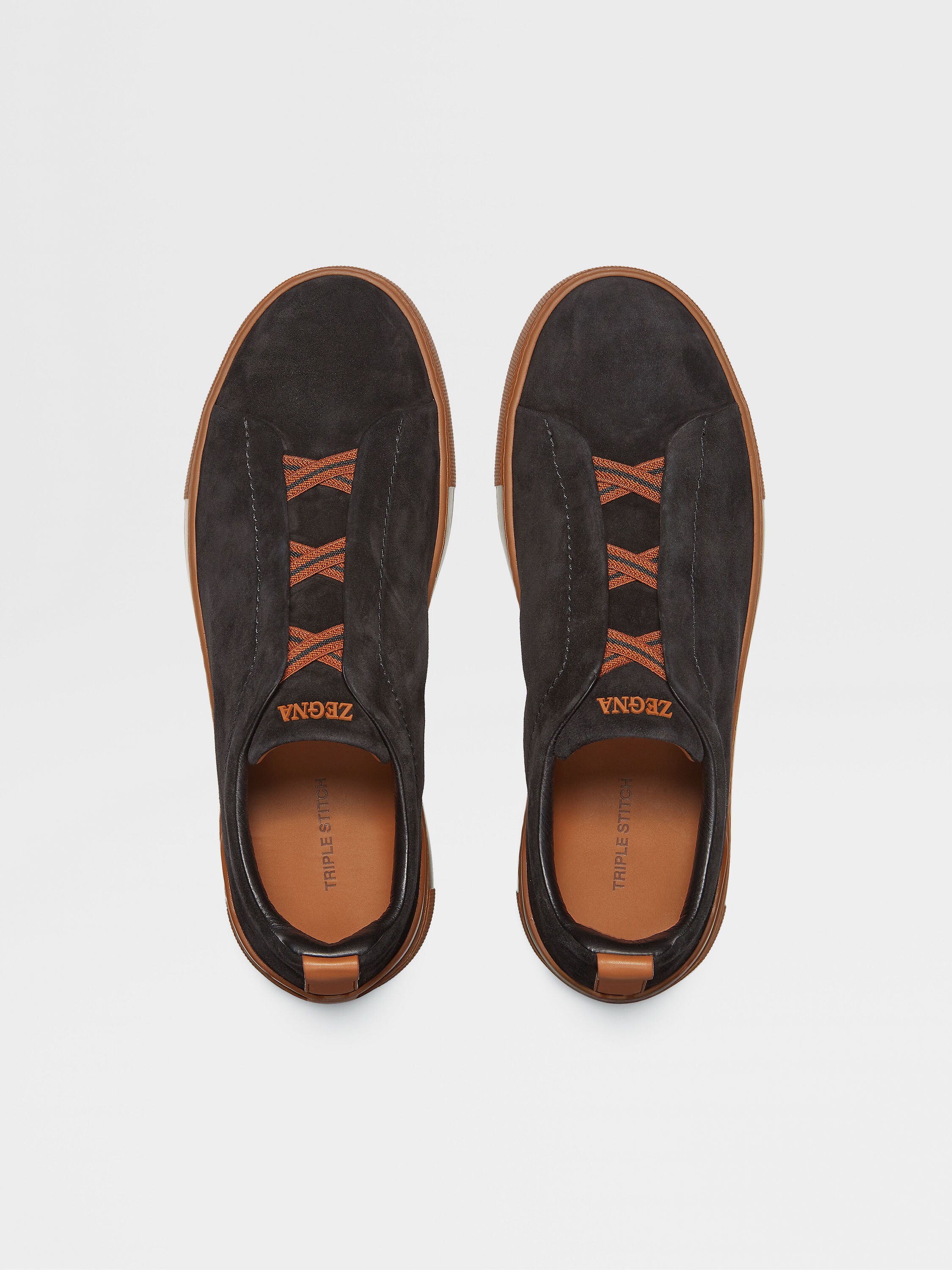 Black Suede Triple Stitch™ Sneakers Product detail photo #3