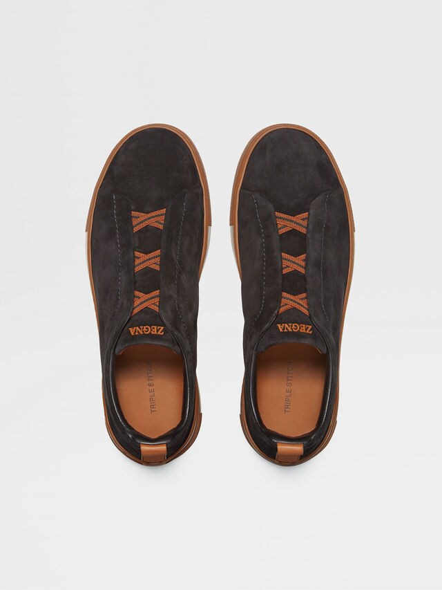 Black Suede Triple Stitch™ Sneakers Product detail photo #3