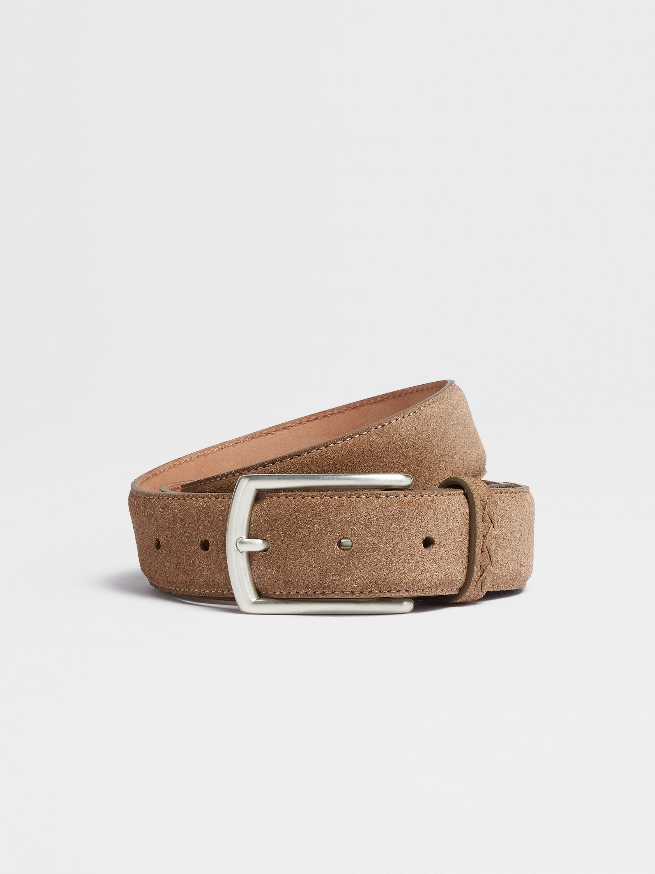 Beige Suede Belt