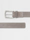 Grey Mélange Suede Belt Product detail photo #1