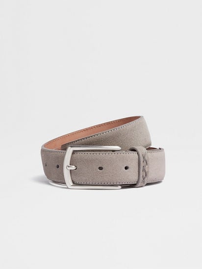 Grey suede hotsell belt womens