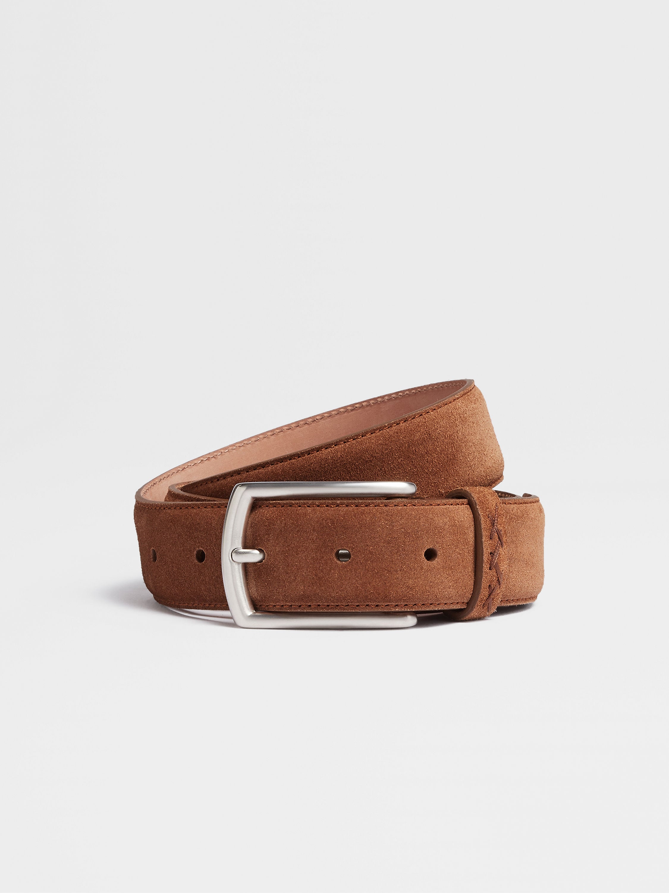 Brown Suede Belt FW24 22066093 | Zegna US Brown Suede Belt FW24 22066093 | Zegna US