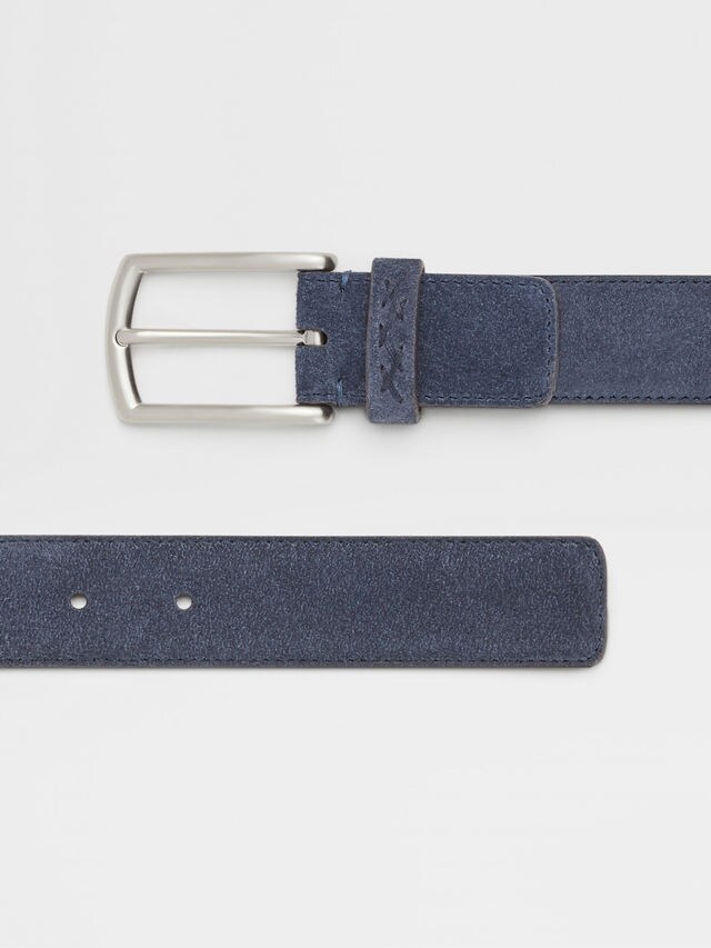 Blue Suede Belt Product detail photo #1