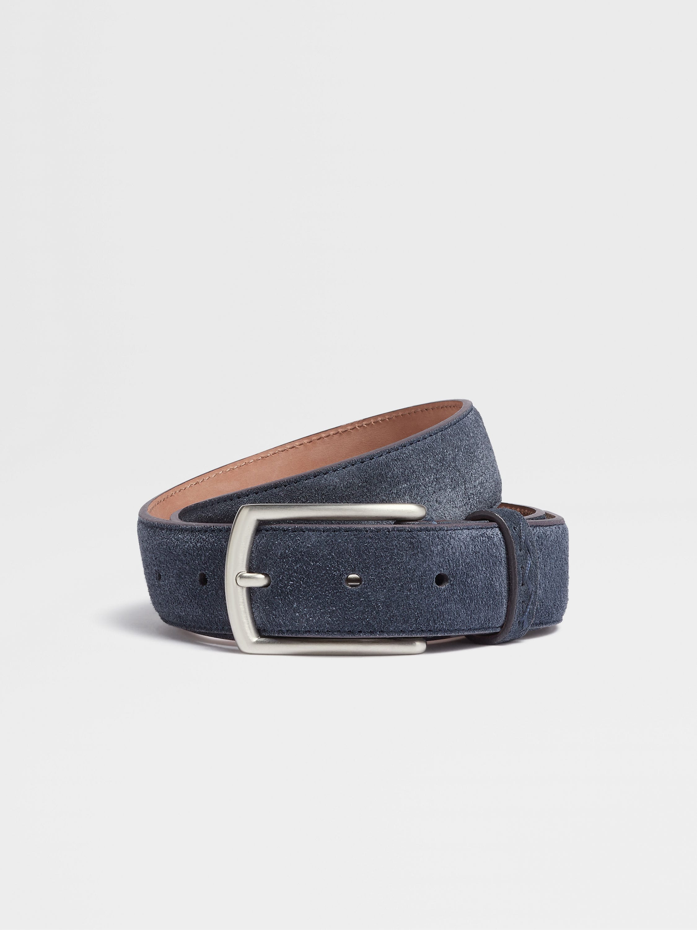 Blue suede outlet belt