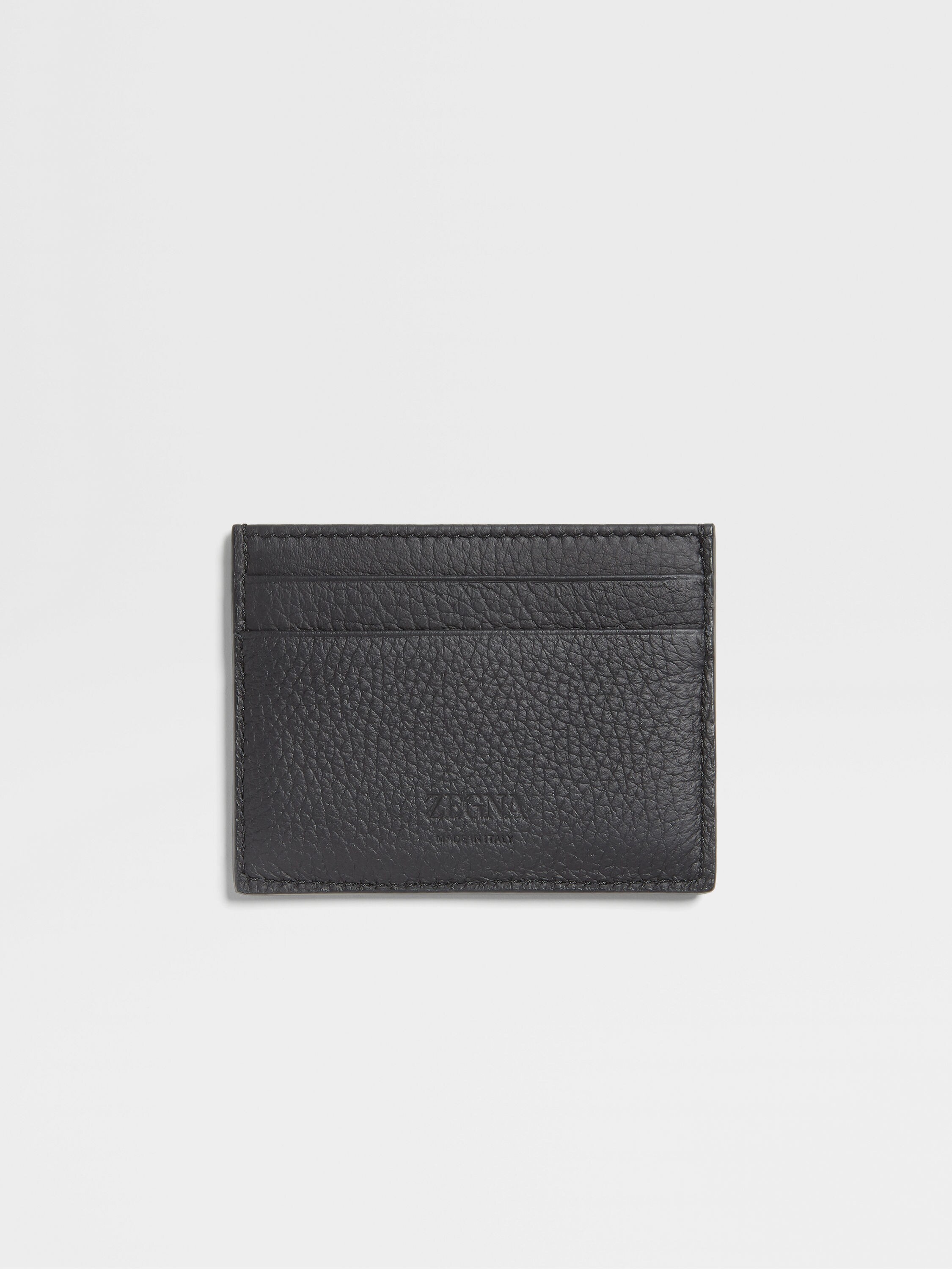 Black Deerskin Card Case Product detail photo #2