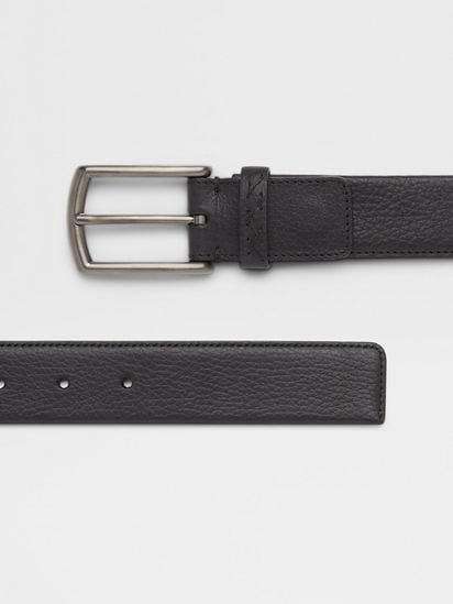 ブラック レザーベルト FW25 25664677 | Zegna JP ブラック レザーベルト FW25 25664677 | Zegna JP