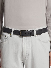 Men's Belts in Leather and Suede | ZEGNA ROW