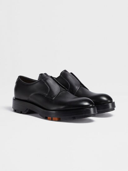 Ermenegildo Zegna ブラック ドレスシューズ EU 5 中古・古着通販】Ermenegildo Zegna (エルメネジルド・ゼニア