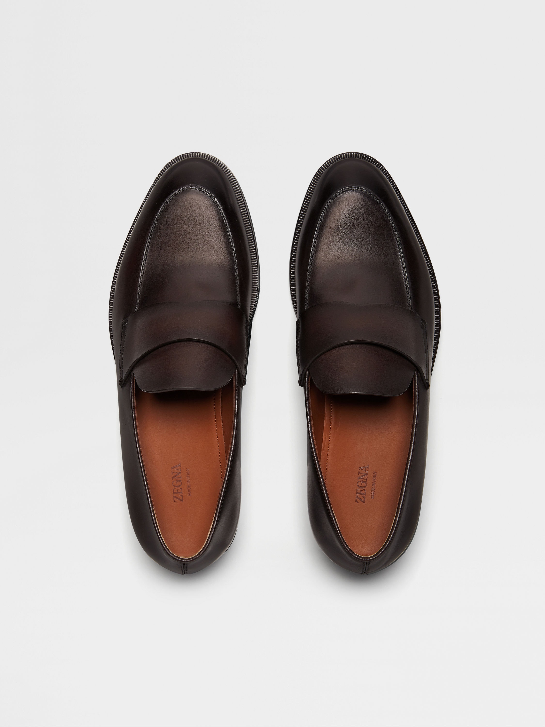 Loafer aus Leder in Braun Detailfoto #4 des Produkts