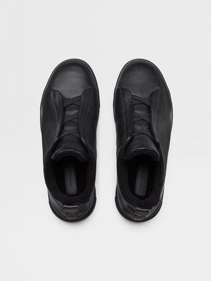 Black Deerskin Triple Stitch™ Sneakers FW24 27880393 | Zegna NO Black Deerskin Triple Stitch™ Sneakers FW24 27880393 | Zegna NO