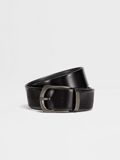 Zegna belt discount black