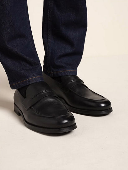 Black Leather Mocassin Corso Loafers SS26 35697139 | Zegna US