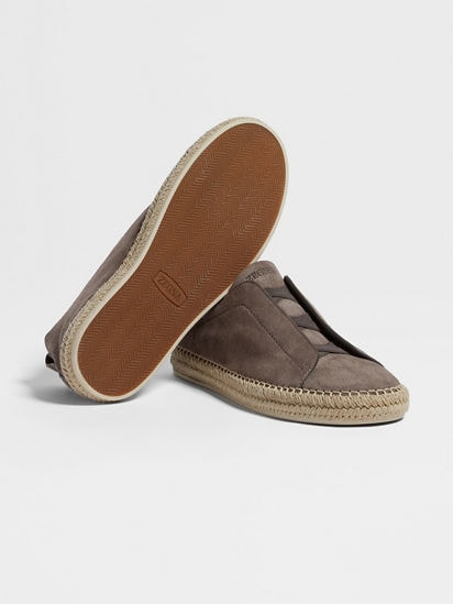 Dark Taupe Suede Triple Stitch™ Espadrilles SS25 33529067