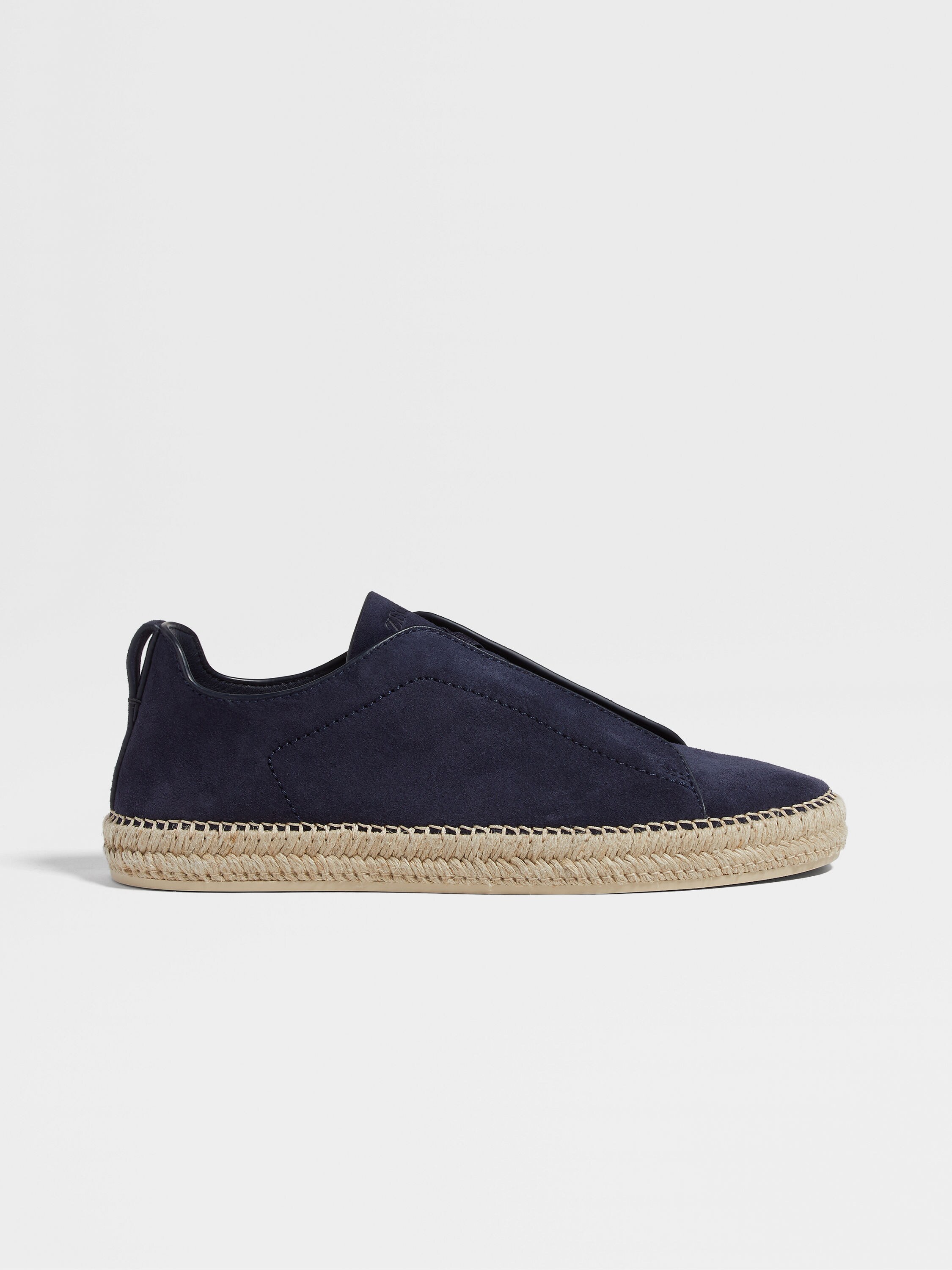 Dark Blue Suede Triple Stitch™ Espadrilles Product detail photo #3