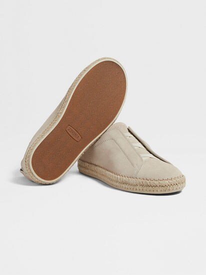 Off White Suede Triple Stitch™ Espadrilles SS25 29942627 Off White Suede Triple Stitch™ Espadrilles SS25 29942627