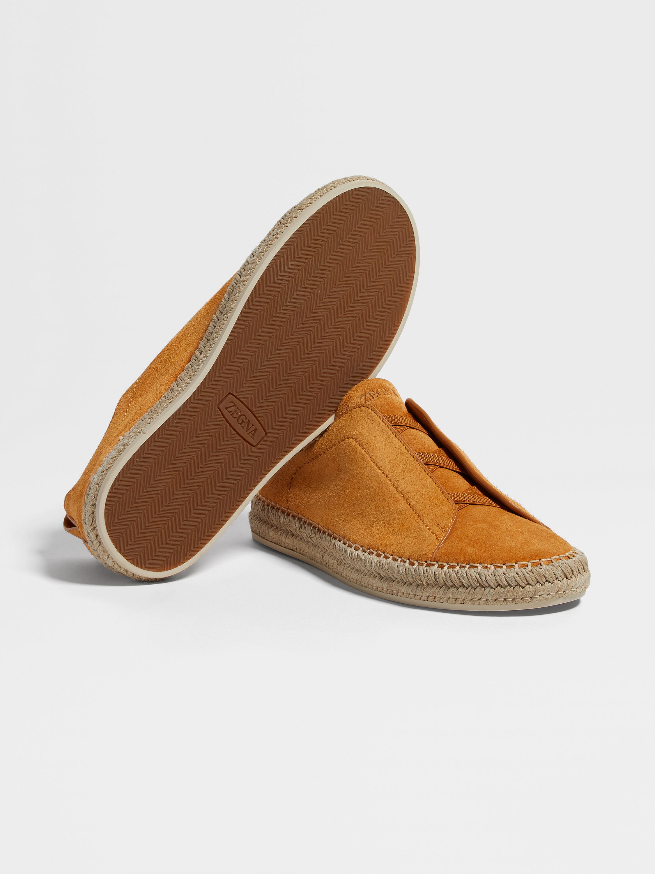 Ochre Suede Triple Stitch™ Espadrilles Product detail photo #4