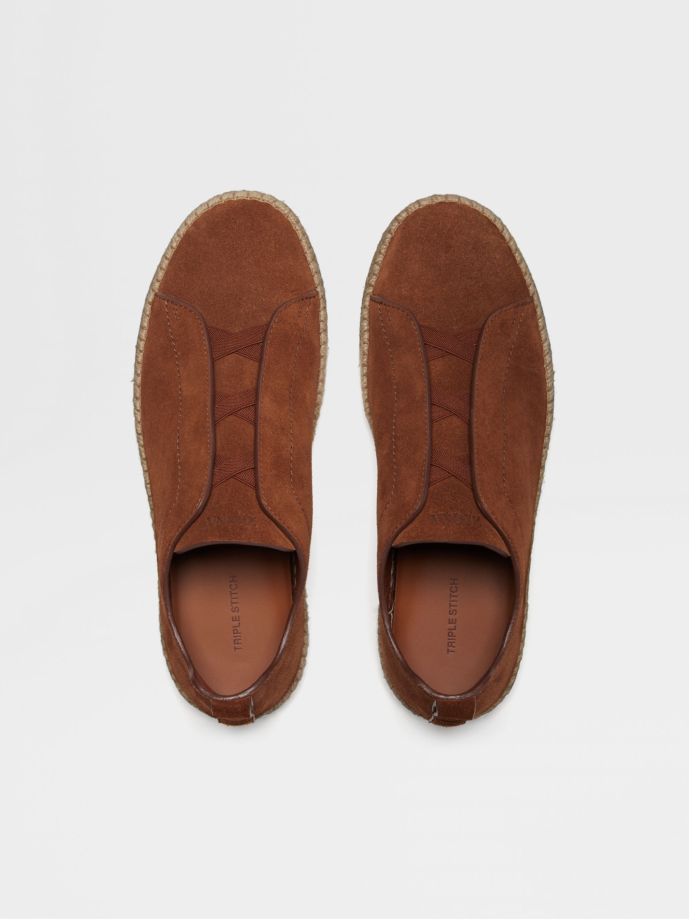 Dark Foliage Suede Triple Stitch™ Espadrilles Product detail photo #3