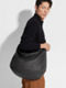 Black Deerskin Hobo Panorama Bag Product detail photo #1