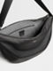 Black Deerskin Hobo Panorama Bag Product detail photo #3