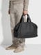 Black Deerskin Holdall Raglan Product detail photo #1