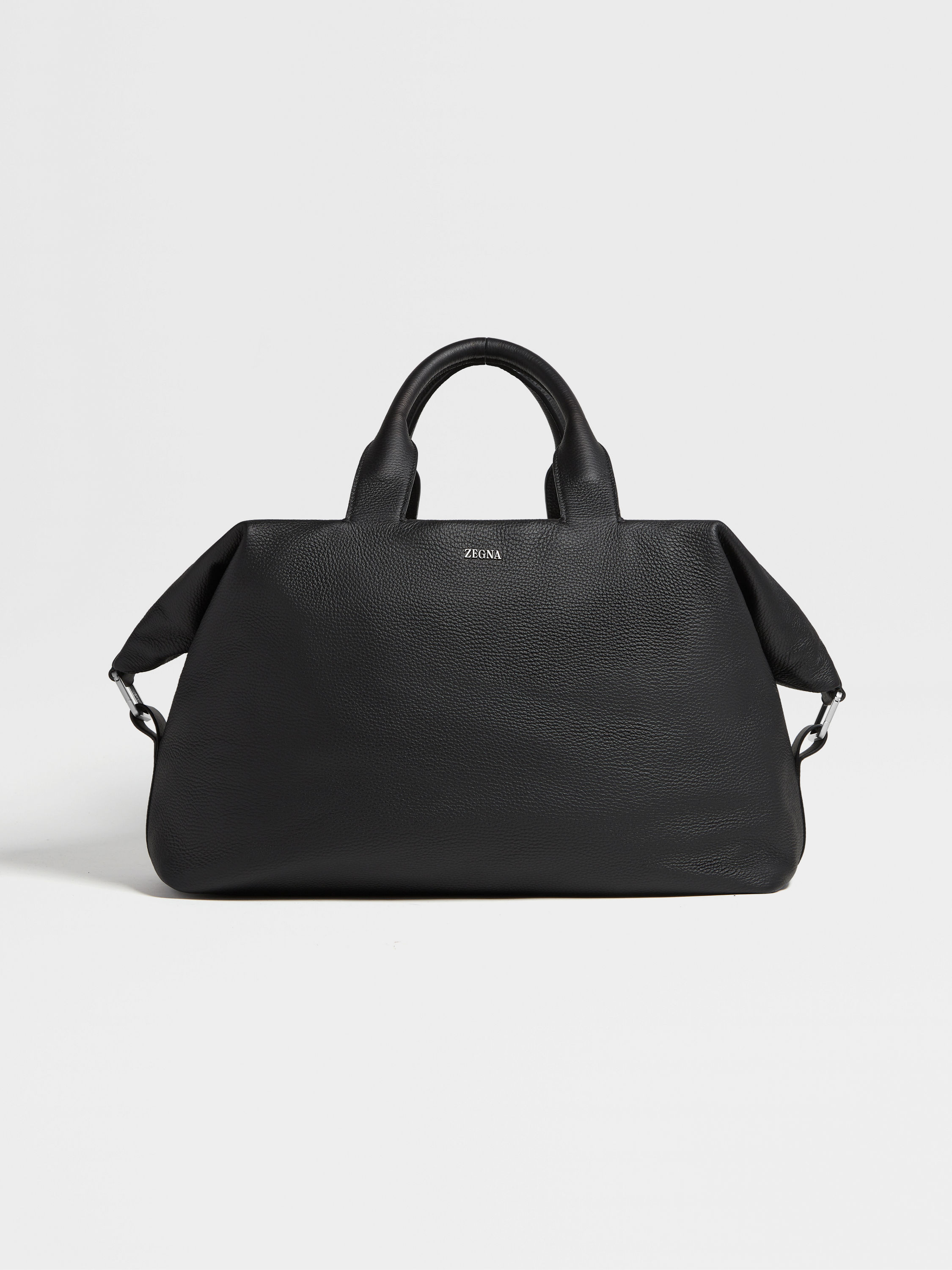 Black Deerskin Holdall Raglan