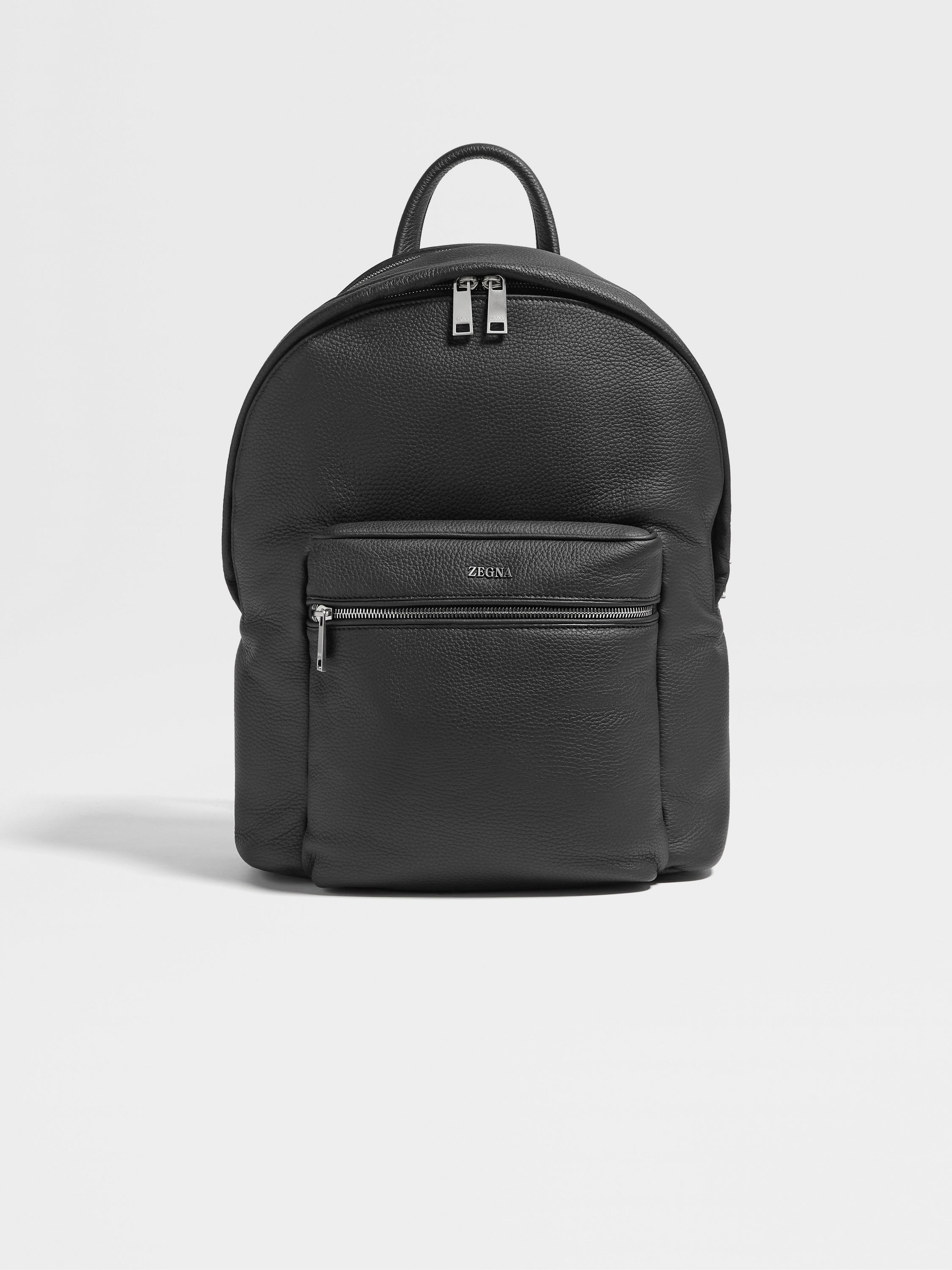 Black Deerskin Hoodie Backpack FW24 22971825 | Zegna US Black Deerskin Hoodie Backpack FW24 22971825 | Zegna US