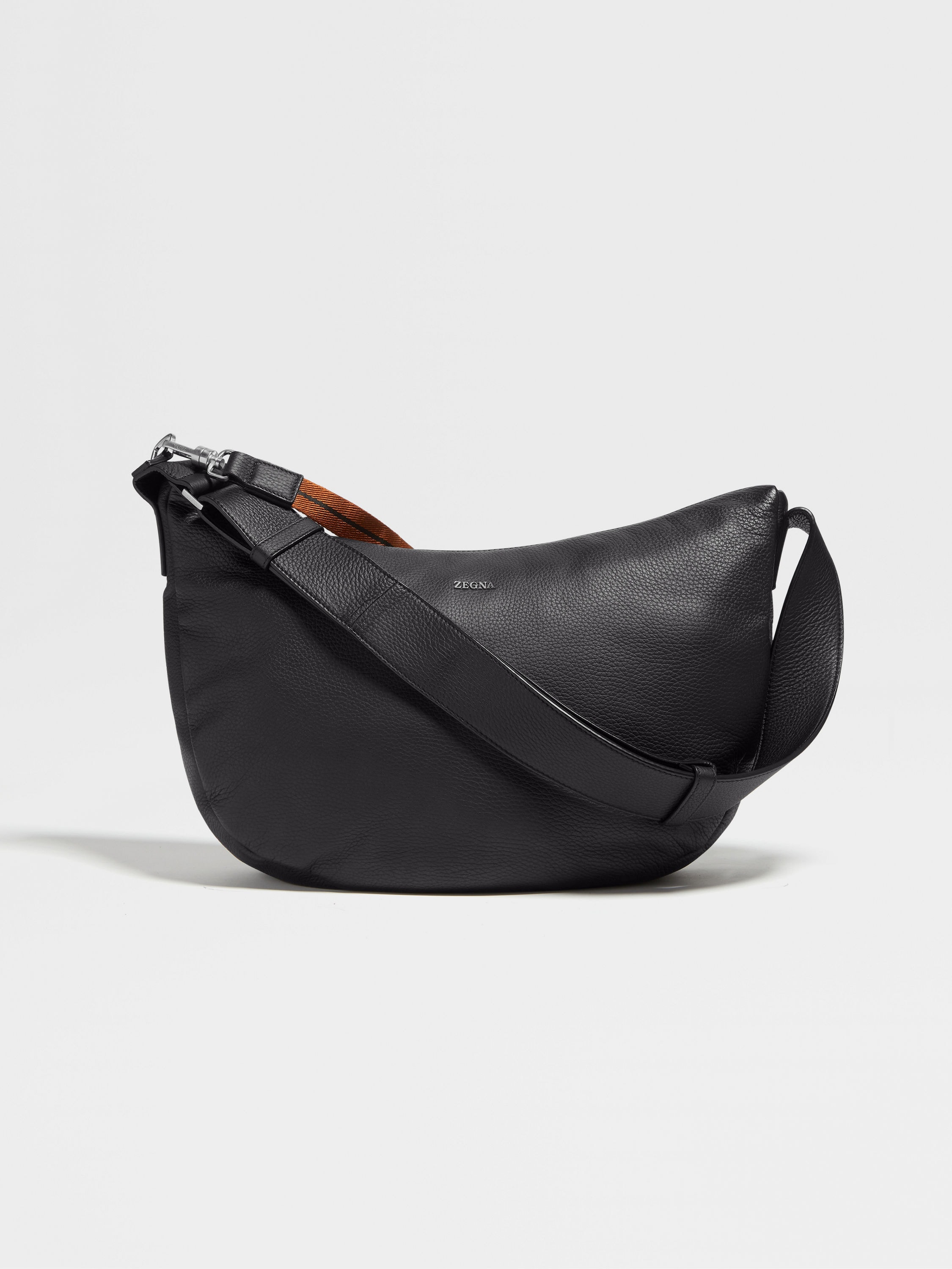 Black Deerskin Hobo Panorama Mini Bag FW24 22973914 | Zegna US Black Deerskin Hobo Panorama Mini Bag FW24 22973914 | Zegna US