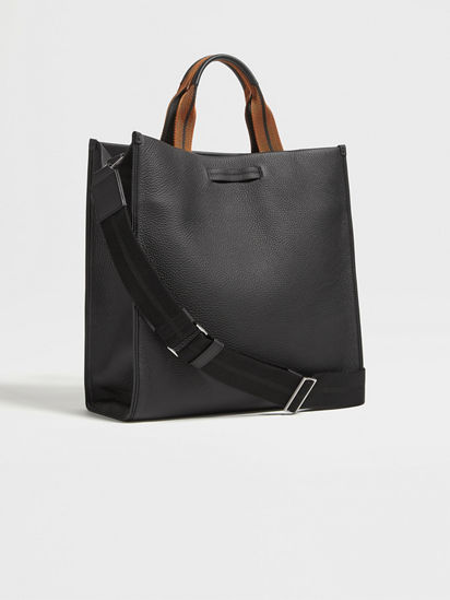 ブラック ディアスキン トートバッグ FW24 29982012 | Zegna JP ブラック ディアスキン トートバッグ FW24 29982012 | Zegna JP