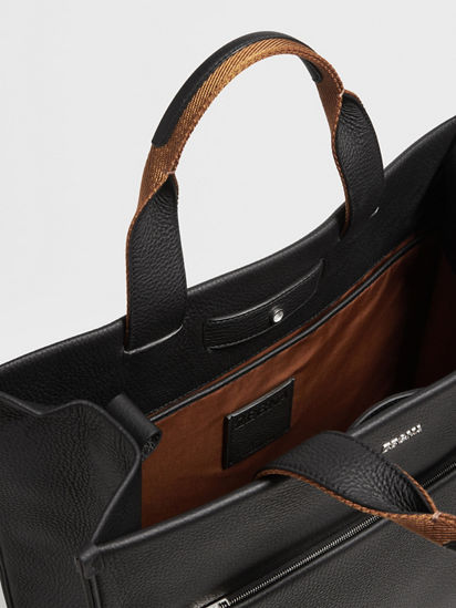ブラック ディアスキン トートバッグ FW24 29982012 | Zegna JP ブラック ディアスキン トートバッグ FW24 29982012 | Zegna JP