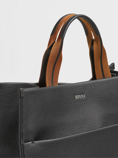 ブラック ディアスキン トートバッグ FW24 29982012 | Zegna JP ブラック ディアスキン トートバッグ FW24 29982012 | Zegna JP