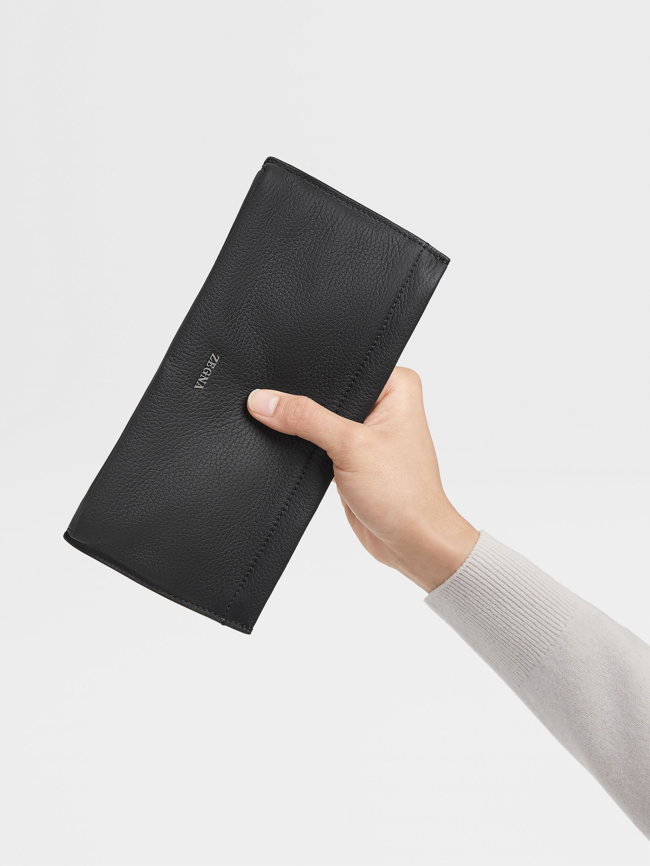 Black Deerskin Clutch Product detail photo #3