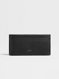 Black Deerskin Continental Phone Wallet FW24 25616718 | Zegna JP