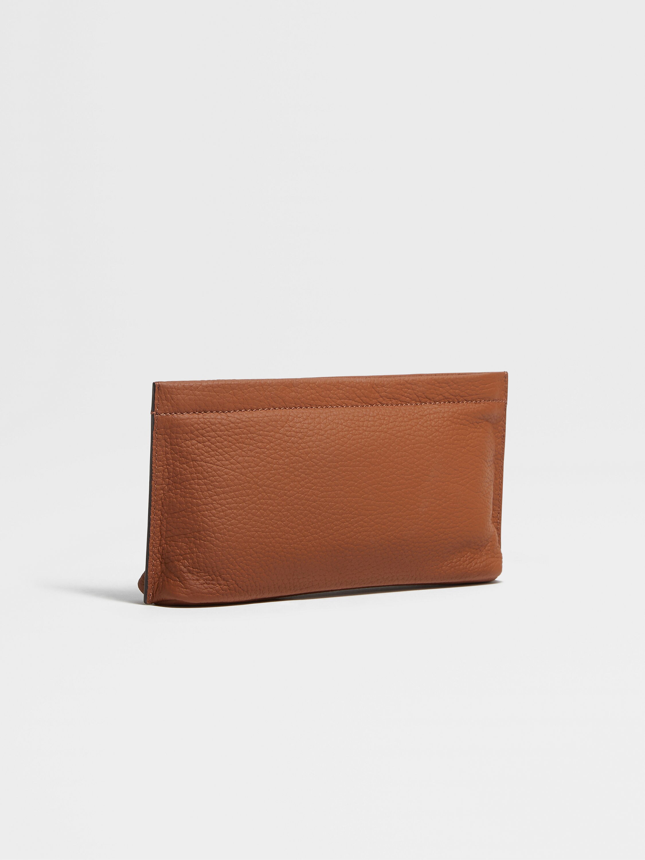 Foliage Deerskin Clutch Product detail photo #2