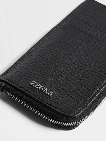 ブラック ディアスキン ウォレット SS25 25607234 | Zegna JP