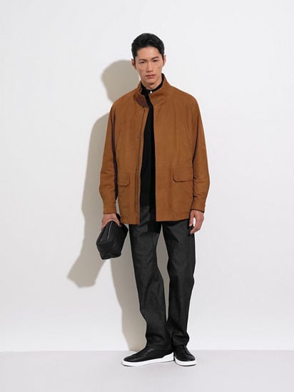 ブラック ディアスキン Softyポーチ SS25 27888493 | Zegna JP