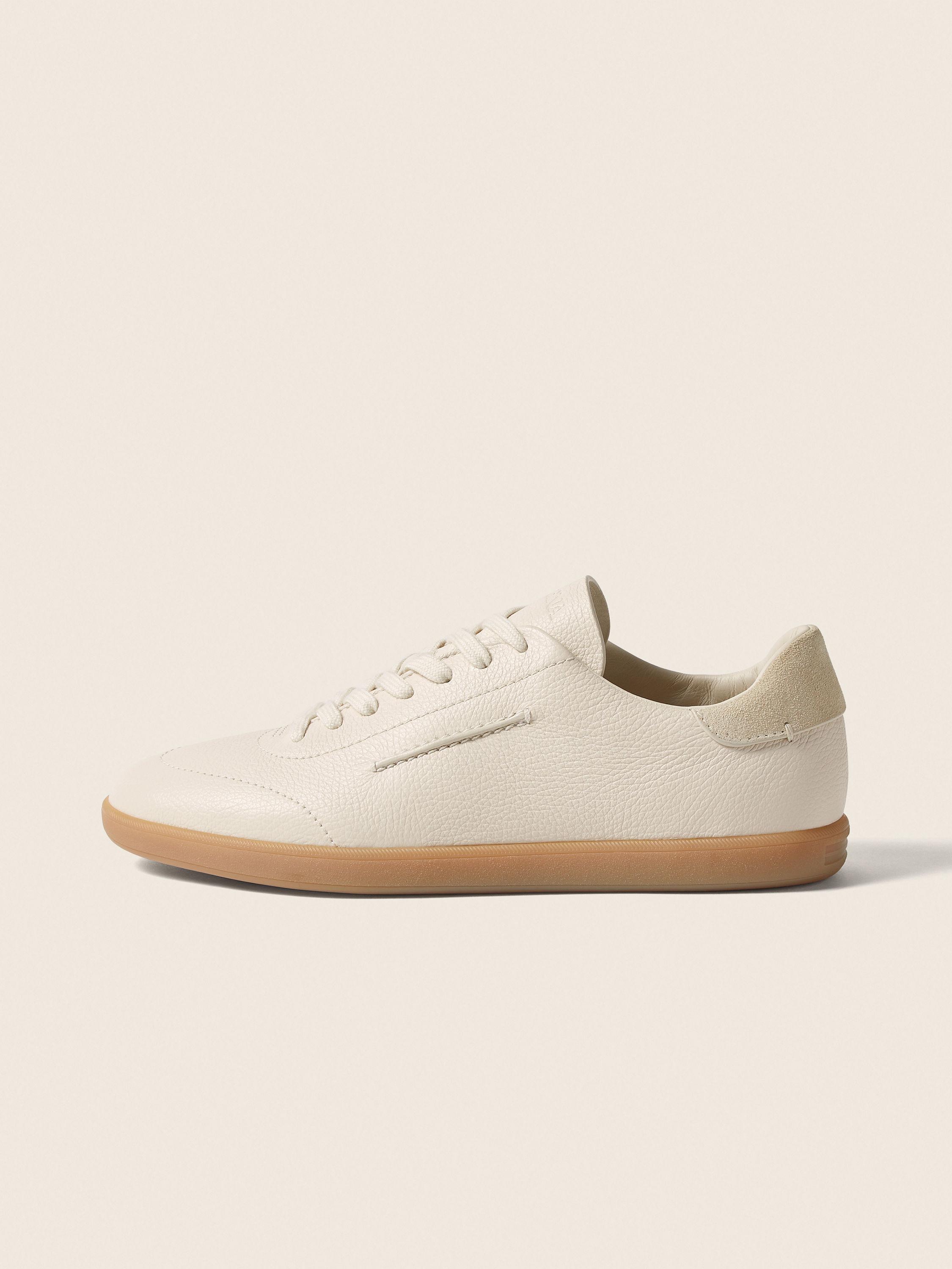 White Leather 232 Sneakers Product detail photo #4