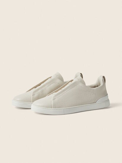 ホワイトレザーTriple Stitch™ スニーカー SS26 39357771 | Zegna JP