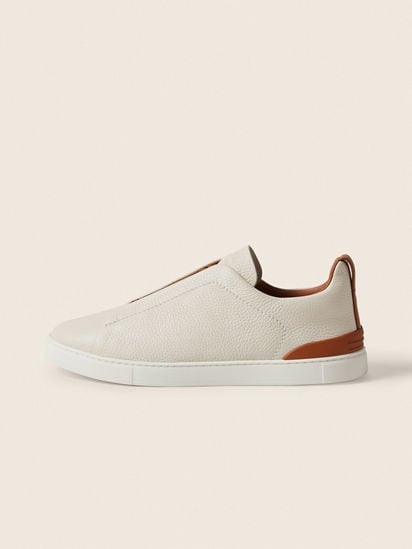White Leather Triple Stitch™ Sneakers SS26 39523723 | Zegna TR