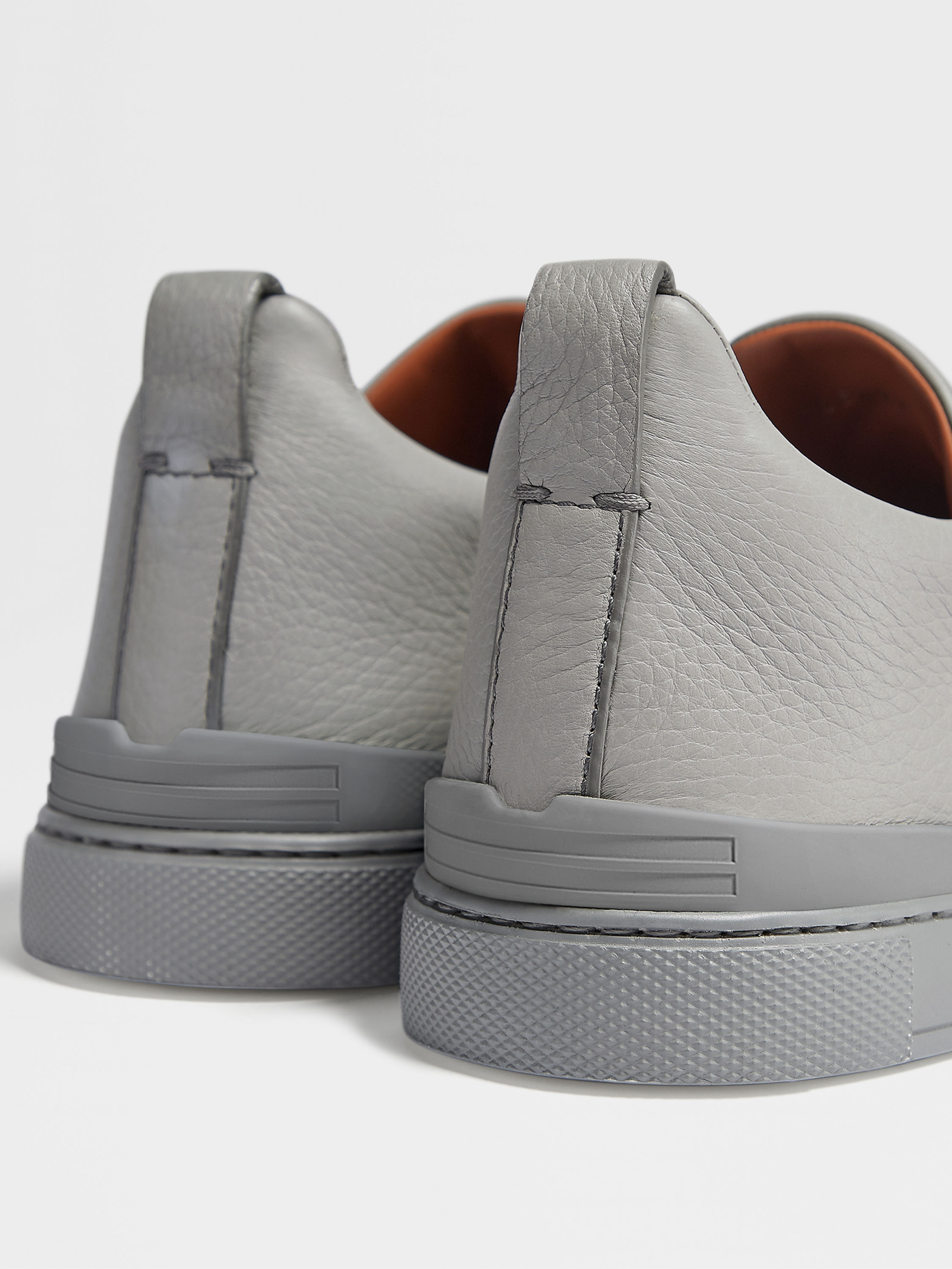Grey Mélange Deerskin Triple Stitch™ Sneakers Product detail photo #1