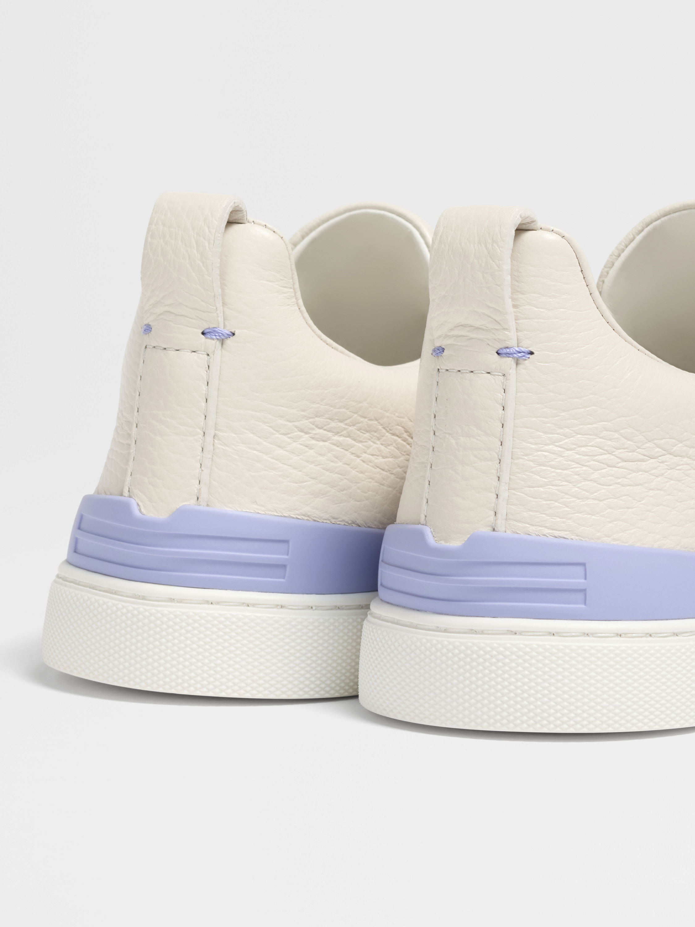 White Deerskin Triple Stitch™ Sneakers Product detail photo #1