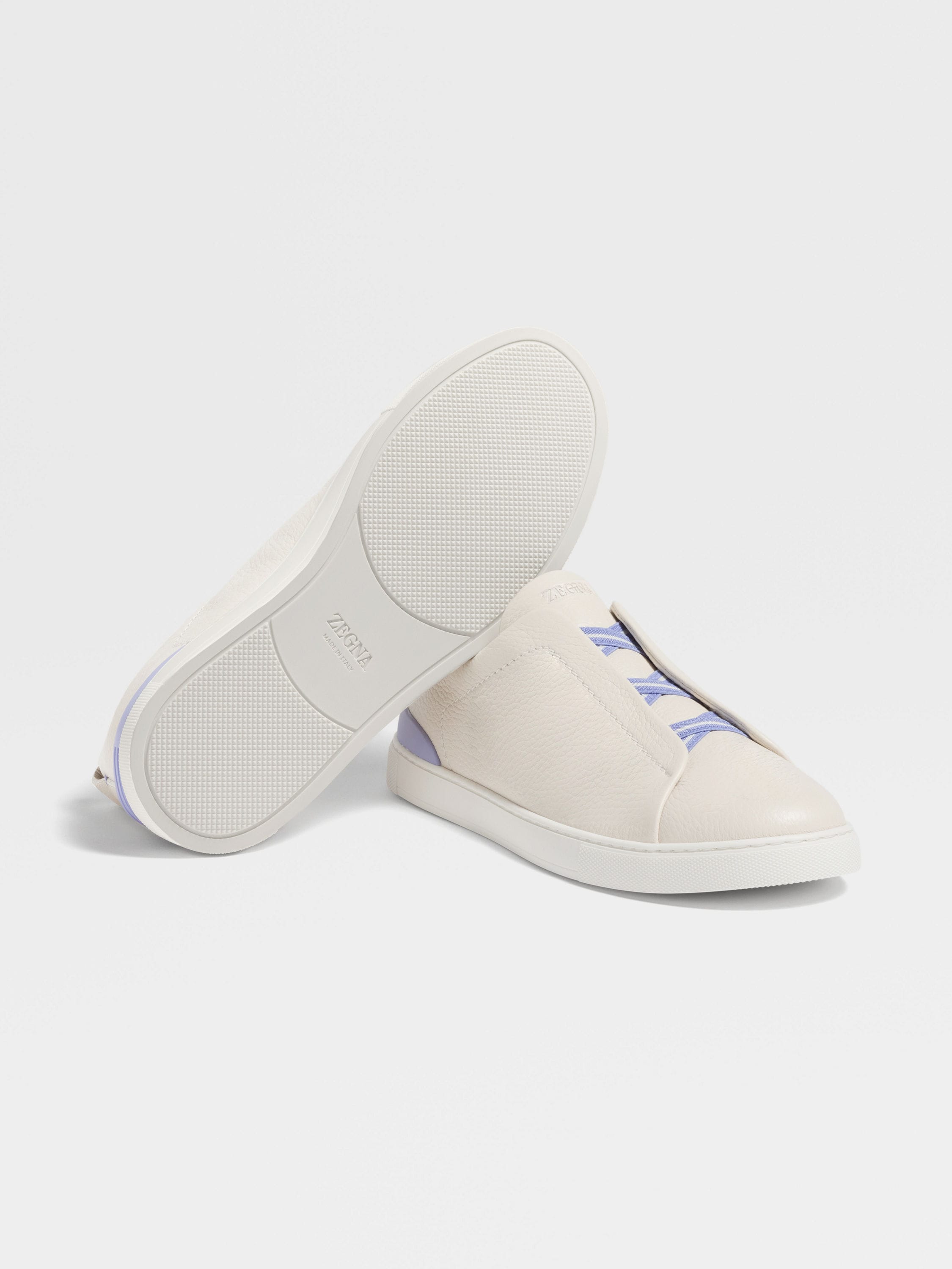 White Deerskin Triple Stitch™ Sneakers Product detail photo #4