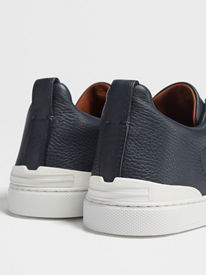 Blue Cotton Denim Triple Stitch™ Sneakers FW24 25694150 | Zegna SK