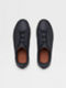 Navy Blue Deerskin Triple Stitch™ Sneakers Product detail photo #3