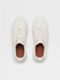 Off White Deerskin Triple Stitch™ Sneakers Product detail photo #3