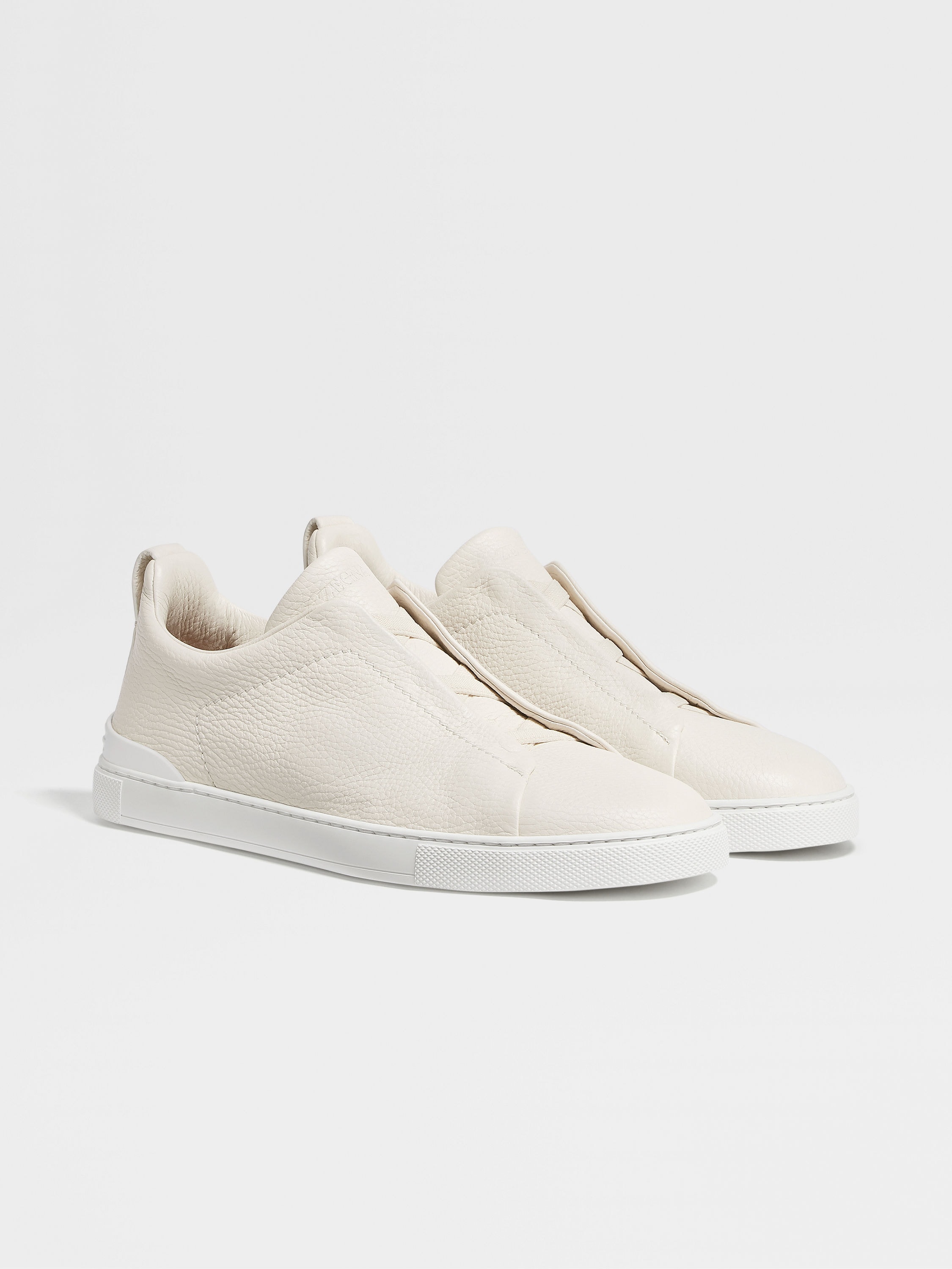 Off White Deerskin Triple Stitch™ Sneakers