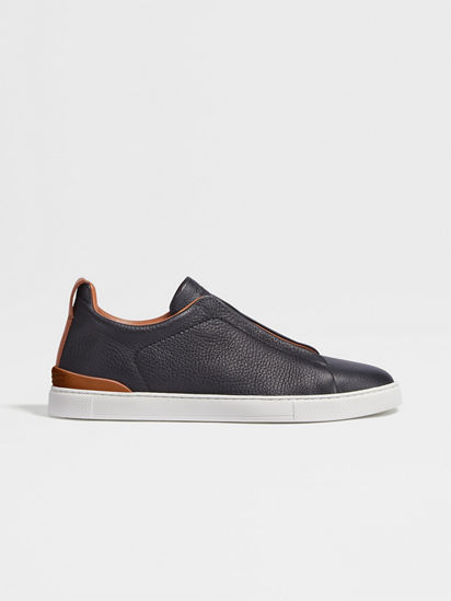 Black Deerskin Triple Stitch™ Sneakers SS25 23082135 | Zegna HK Black Deerskin Triple Stitch™ Sneakers SS25 23082135 | Zegna HK