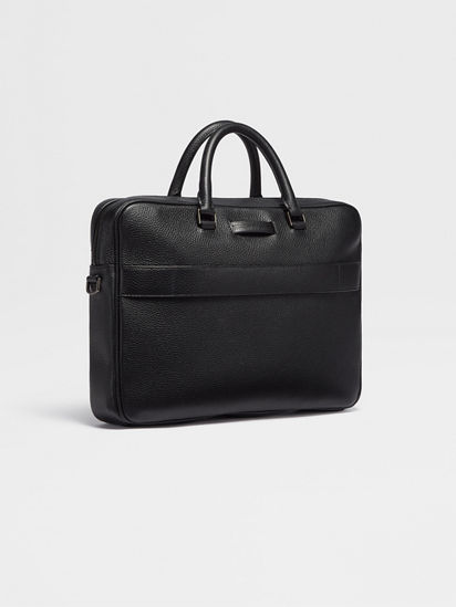 黒 グレインレザー Edgy ビジネスバッグ SS25 22976738 | Zegna JP 黒 グレインレザー Edgy ビジネスバッグ SS25 22976738 | Zegna JP