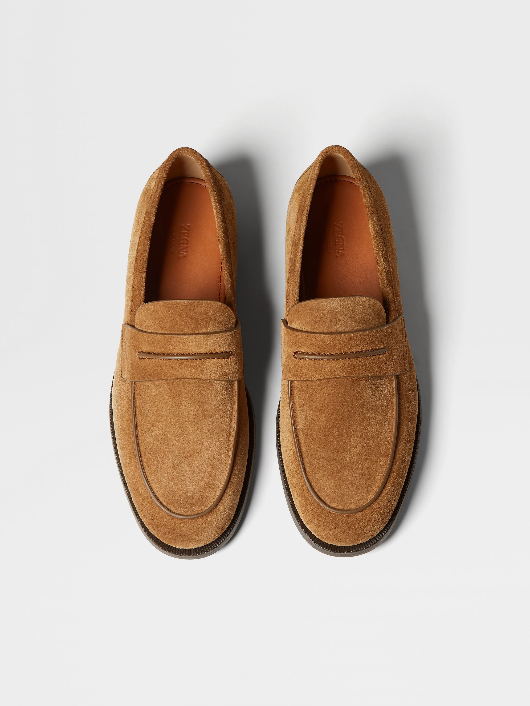 Mocassin Corso in Suede Tabacco Foto #4 di dettaglio del prodotto