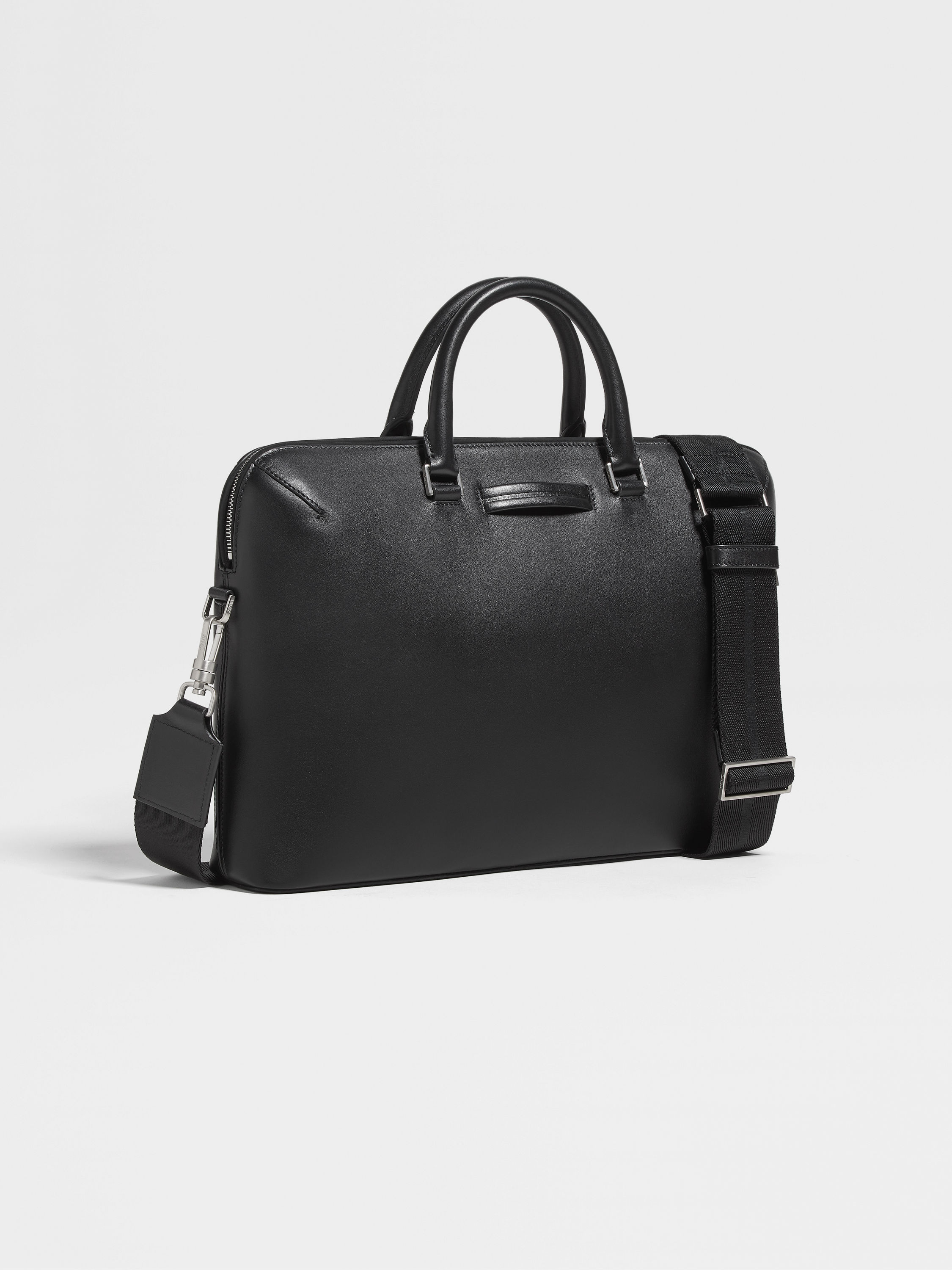 Porte-Documents en Cuir Noir Photo #2 de détail du produit