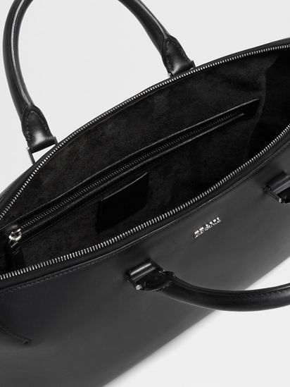 Black Leather Business Bag FW25 32258075 | Zegna US Black Leather Business Bag FW25 32258075 | Zegna US